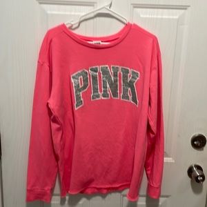 Pink sweat shirt